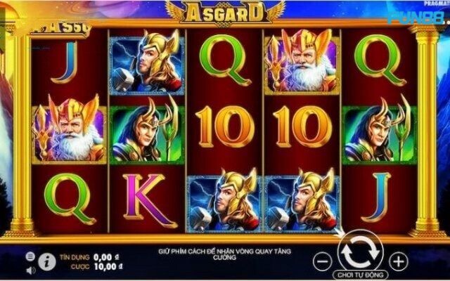 Luật chơi Asgardian trỗi dậy Fun88 đơn giản và dễ hiểu