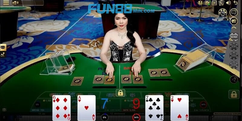 Baccarat Fun88 có nhiều bàn chơi cho anh em lựa chọn