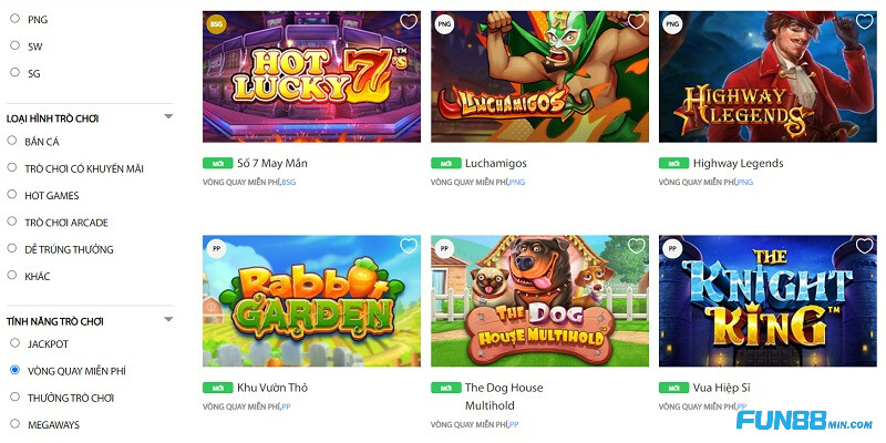 Chuyên mục Slot game tại Fun88 sở hữu nhiều ưu điểm nổi bật