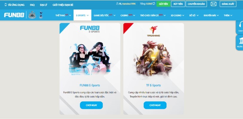 Truy cập vào link Fun88 chính thống mới nhất