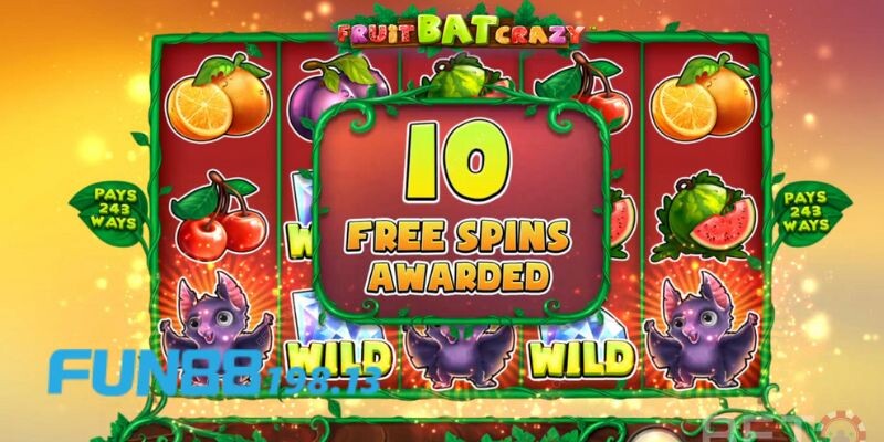 Những tính năng nổi bật của Fruit Bat Crazy Fun88min